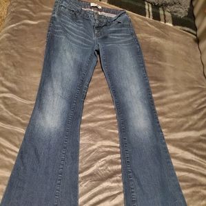 CELLO Women's Junior stretchy boot cut jeans